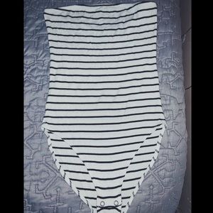 American eagle striped bodysuit never worn